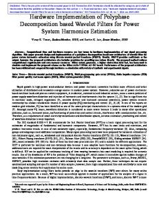 Hardware Implementation of Polyphase ...