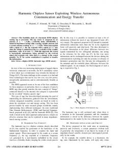 Harmonic Chipless Sensor Exploiting Wireless ... - IEEE Xplore