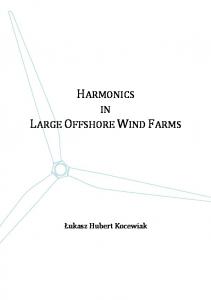 harmonics in large offshore wind farms