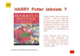HARRY Potter latiniste - APLG