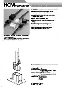 HCM connector