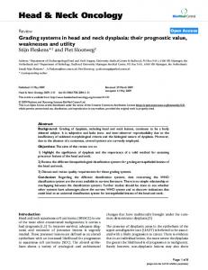 Head & Neck Oncology - BioMedSearch