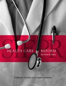 health care reform - CiteSeerX