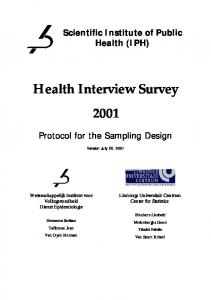 Health Interview Survey 2001