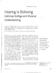 Hearing Is Believing