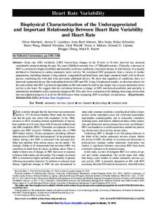 Heart Rate Variability