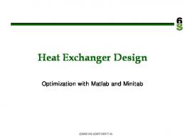 Heat Exchanger Design