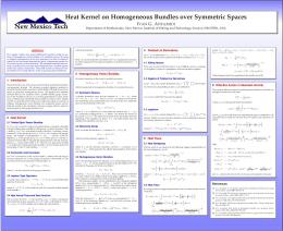 Heat Kernel on Homogeneous Bundles over Symmetric Spaces