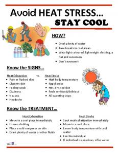 Heat Stress poster