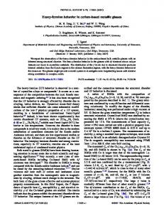 Heavy-fermion behavior in cerium-based metallic ... - APS Link Manager