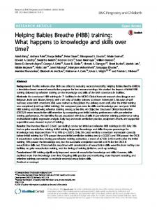 Helping Babies Breathe - Springer Link