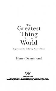 Henry Drummond - Baker Publishing Group