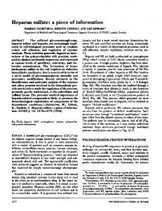 Heparan sulfate - The FASEB Journal