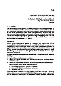 Hepatic Encephalopathy