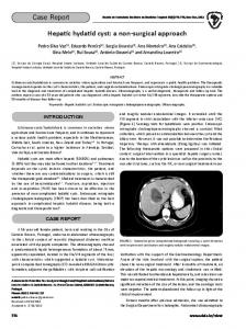 Hepatic hydatid cyst: a non-surgical approach