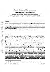 Hermite-Gaussian model for quantum states