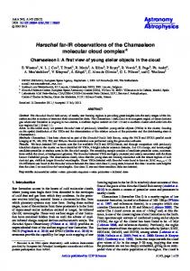 Herschel far-IR observations of the Chamaeleon