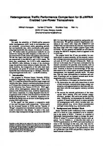 Heterogeneous Traffic Performance Comparison ... - Semantic Scholar