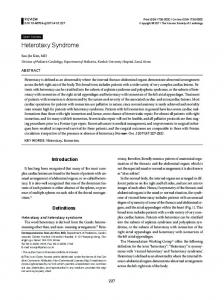 Heterotaxy Syndrome - KoreaMed Synapse