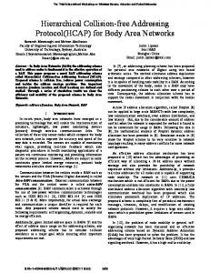 Hierarchical Collision-free Addressing Protocol(HCAP) for ... - UNL CSE