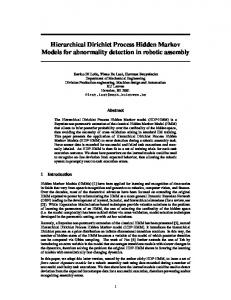 Hierarchical Dirichlet Process Hidden Markov Models for ...