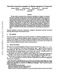 Hierarchical expectation propagation for Bayesian aggregation of ...