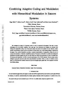 hierarchical modulation - Semantic Scholar