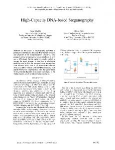 High-Capacity DNA-based Steganography