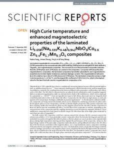 High Curie temperature and enhanced