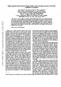 High magnetic field induced charge density waves and sign reversal ...