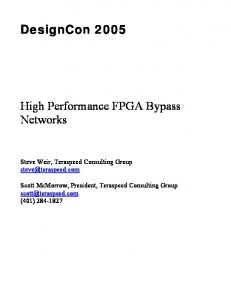 High Performance FPGA Bypass Networks - X2Y Attenuators