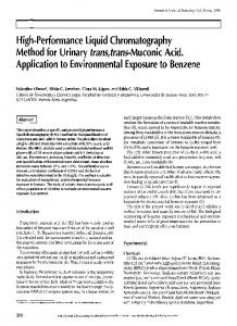 High-Performance Liquid Chromatography Application to ...