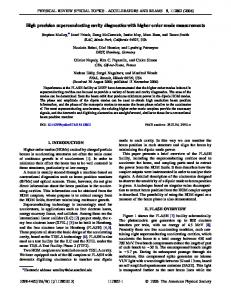 High precision superconducting cavity ... - APS Link Manager