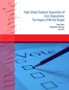 High School Students' Acquisition of Civic ... - Center for Civic Education