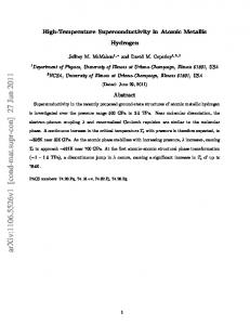 High-Temperature Superconductivity in Atomic Metallic Hydrogen