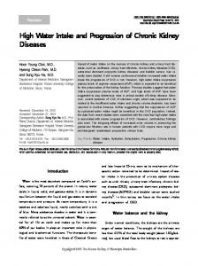 High Water Intake and Progression of Chronic ... - KoreaMed Synapse