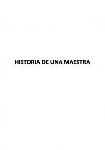 HISTORIA DE UNA MAESTRA - wikilariarizzo