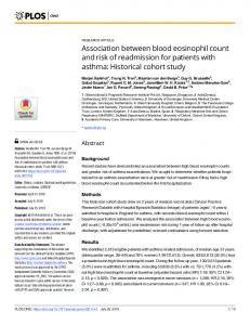 Historical cohort study - PLOS