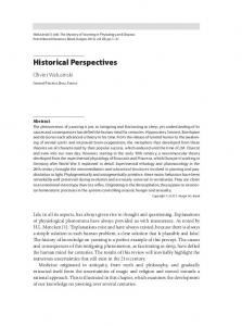 Historical Perspectives - baillement.com