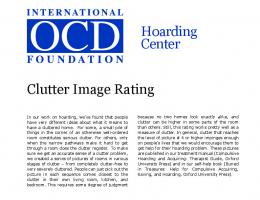 Hoarding Center Clutter Image Rating