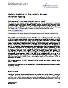 Holistic Process - uOttawa uOttawa