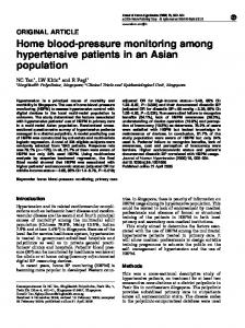 Home blood-pressure monitoring among hypertensive ... - Nature