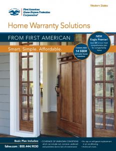 Home Warranty Brochure