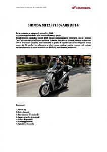 HONDA SH125/150i ABS 2014