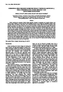 hormonal seed priming improves wheat (triticum aestivum l