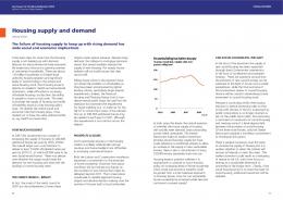 Housing supply and demand - Parliament.uk