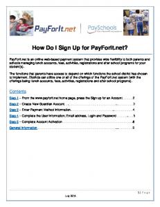 How do I sign up for PayForIt.net?