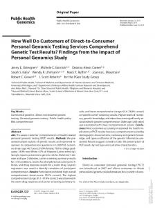 How Well Do Customers of Direct-to-Consumer