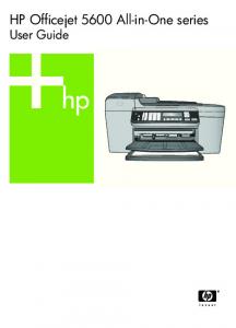 HP Officejet 5600 All-in-One series