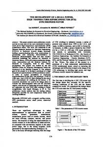 (hts) synchronous motor